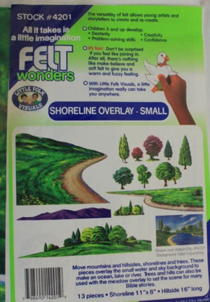 Shoreline Overlay - Small - Felts - Little Folk Visuals