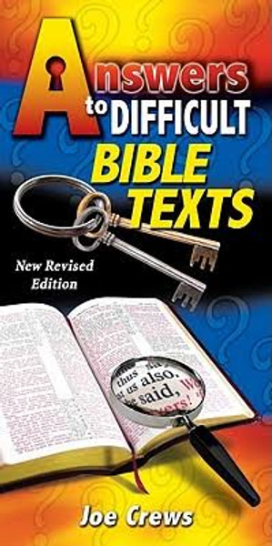 Answers to difficult bible texts