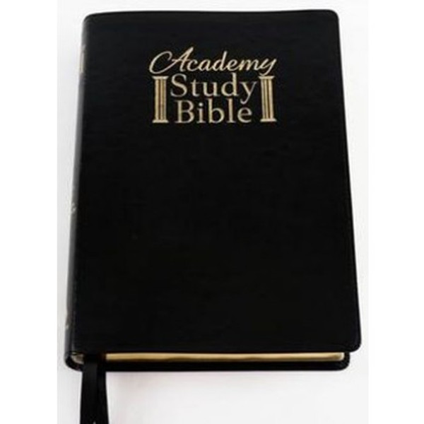 Academy study bible black