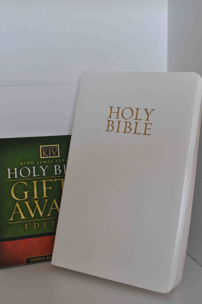 Bible Gift and Award KJV - White