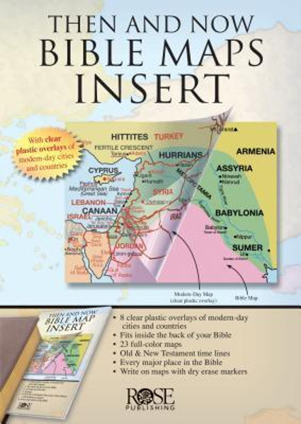Bible Maps Insert - Then and Now