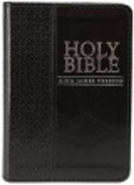 Bible Mini Pocket KJV LuxLeather Black - 100 x 140 mm -  - LuxLeather