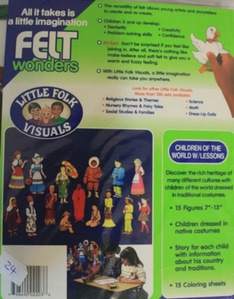 Children of the World Felts With Lessons - Little Folk Visuals