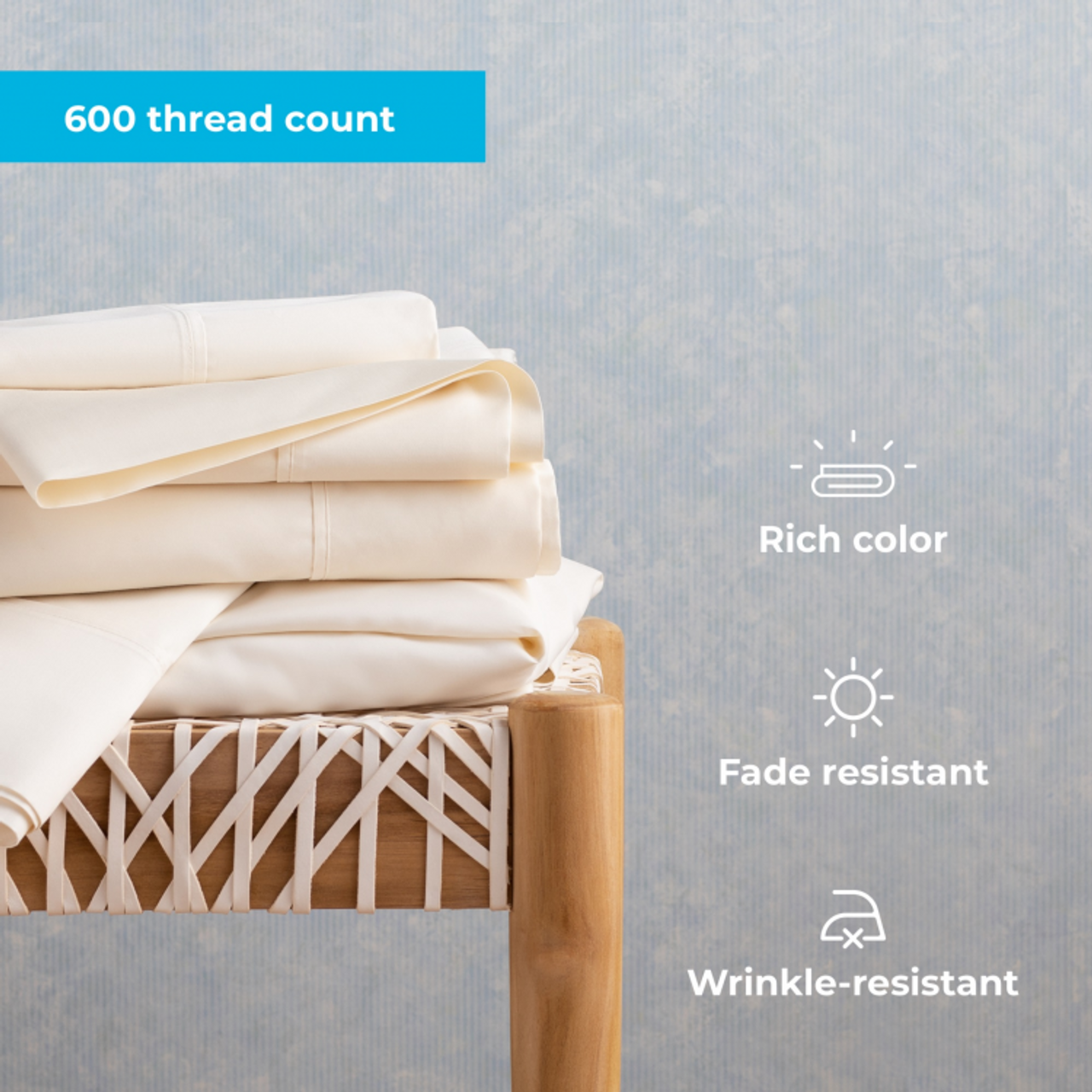 Cotton Blend Sheet Set Linenspa