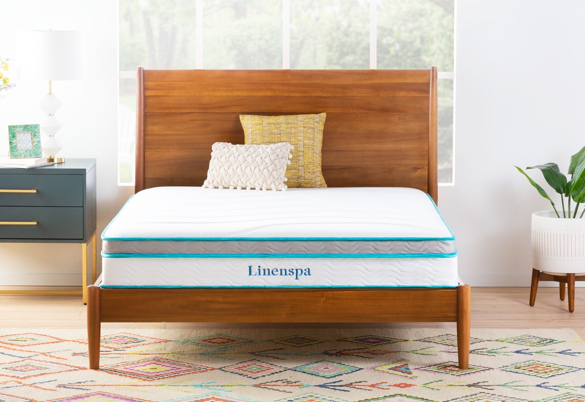 Linenspa 10 Inch Latex Hybrid Mattress - Supportive - Responsive