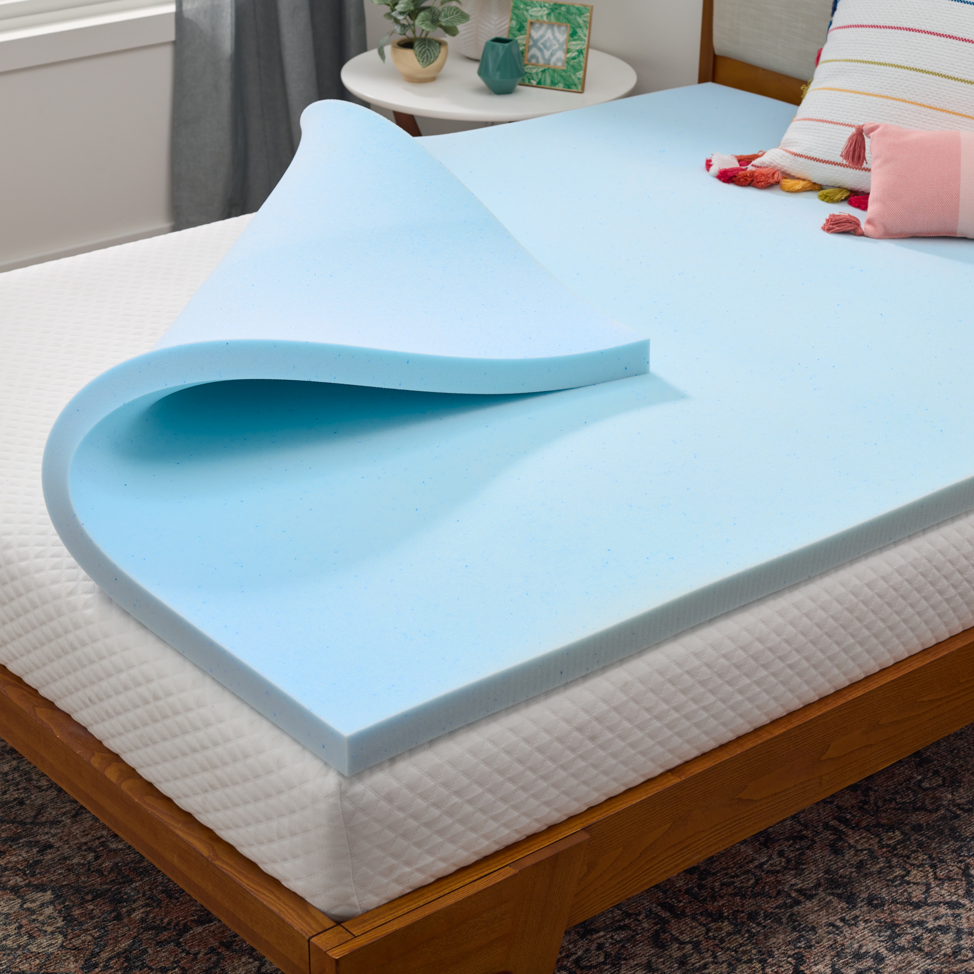 Image of Gel Memory Foam Mattress Topper