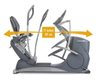 Octane XR6000 XRide Recumbent Elliptical LED Display Console Octane XR6000 XRide Recumbent Elliptical LED Display Console