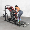 Build explosive back thickness with the Pro Strength Dynamic Row by Muscle D Fitness. Heavy-duty plate-loaded unit featuring an 11-gauge steel frame.