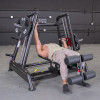 Power Leverage V2 Flat / Decline Convergent Bench Machine by Muscle D Fitness