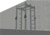 T-Grip Heavy-Duty Commercial Half Rack (Variant) by Muscle D Fitness