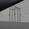 Muscle D T-Grip Heavy-Duty Commercial Double Half Rack