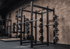 T-Grip Commercial Double Half Rack (3x3" Steel) by Muscle D Fitness