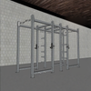 Muscle D  - TGrip Commercial Dual Power Rack - 3x3 Steel