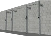 Muscle D - T-Grip Commercial 14' Low Profile Wall Mount Rig (3x3 Steel)