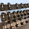 Muscle D - Rubber Hex Dumbbell Set