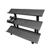 Muscle D Fitness - 3-Tier Hex Dumbbell Rack