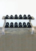 Muscle D Fitness - Two Tier 6-Pairs Dumbbell Rack