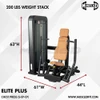 Muscle D - Elite Plus Chest Press (Commercial Iso-Lateral Selectorized Machine)