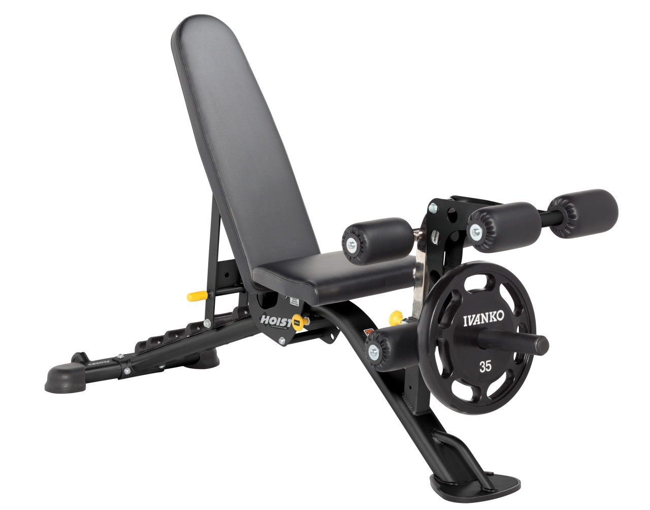 Hoist 7 Position Flat Incline Decline Bench | GymStore.com