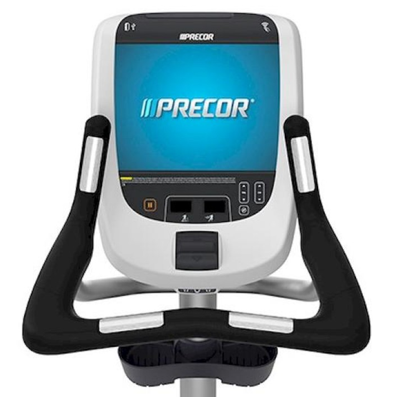 Precor UBK 885 Upright Exercise Bike with P80 Touch Screen Display Console