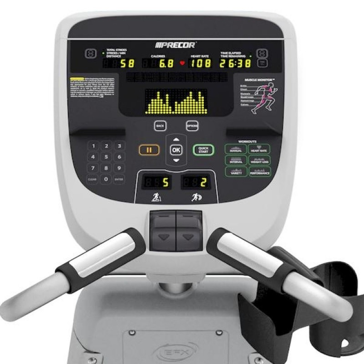 Precor EFX 835 Total Body Elliptical Crosstrainer