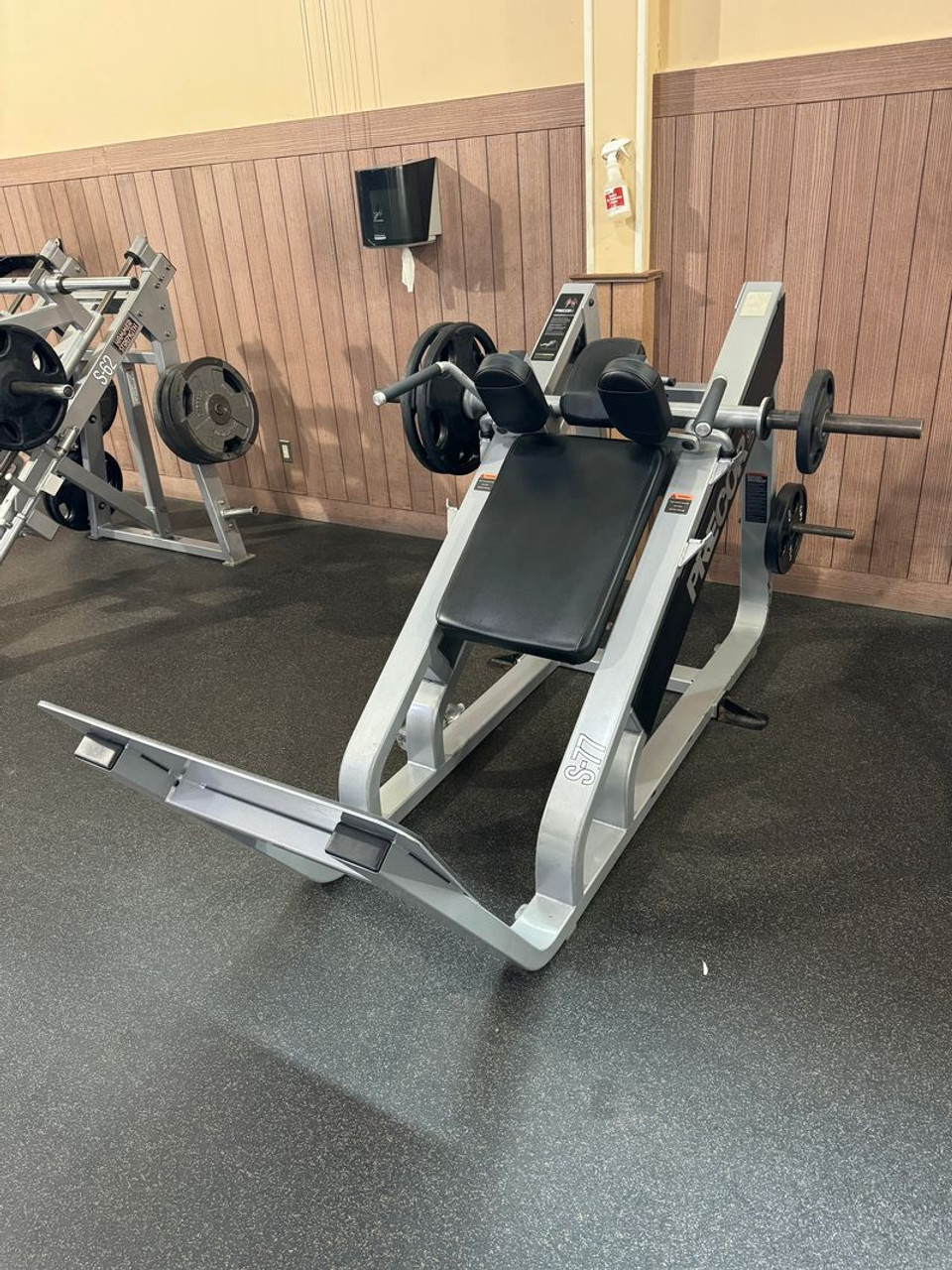 Precor Angled Hack Squat Hip Sled