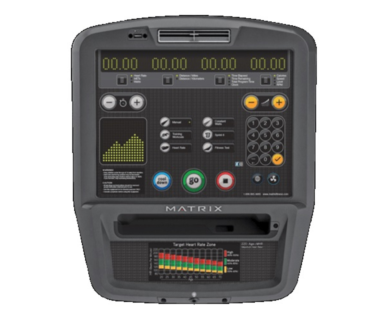 Matrix R5x Recumbent Bike V2 Console