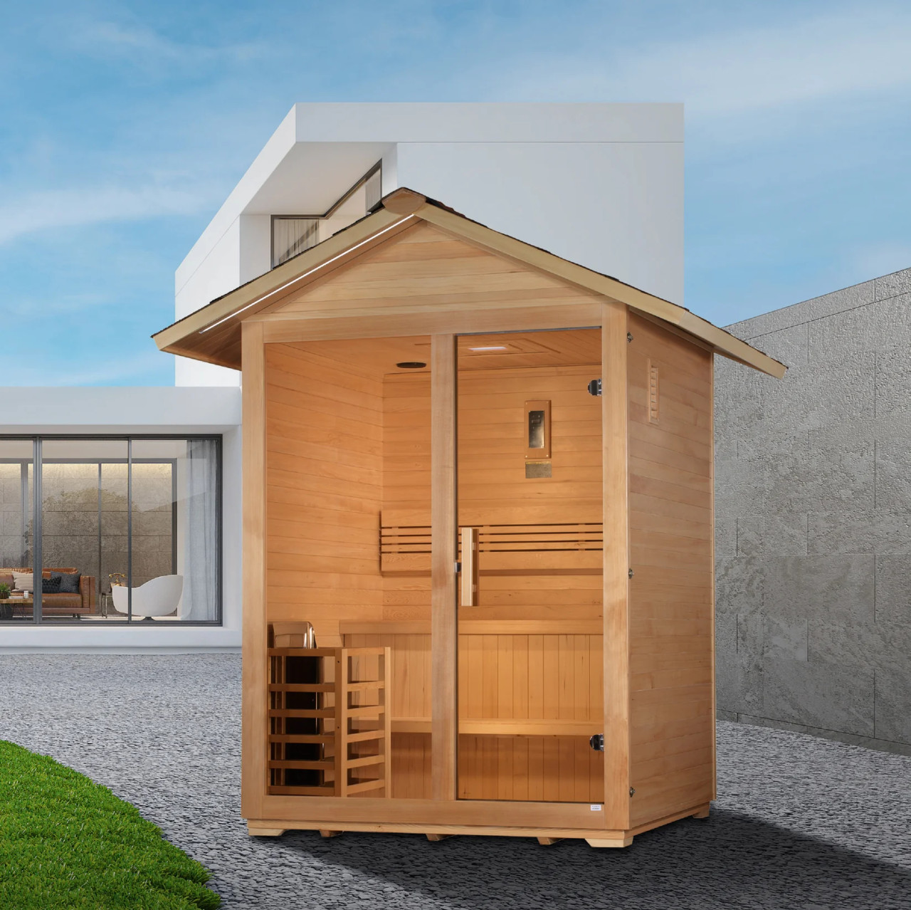 Golden Designs Arlberg Traditional Outdoor Steam Sauna
