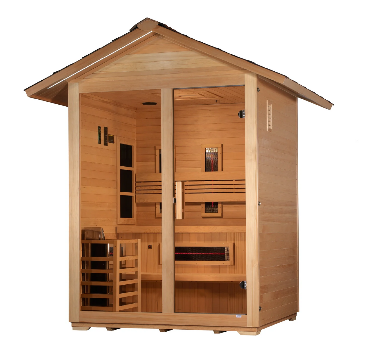 Golden Designs Carinthia PureTech Hybrid Full Spectrum Outdoor Sauna