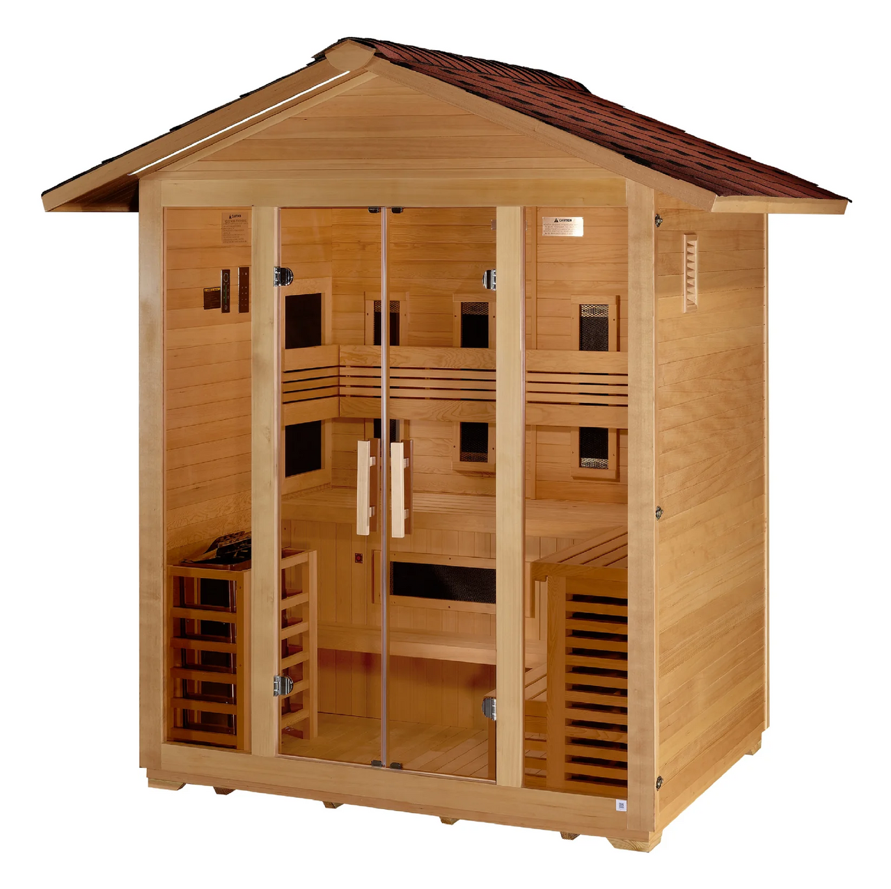 Golden Designs Gargellen PureTech Hybrid Full Spectrum Outdoor Sauna