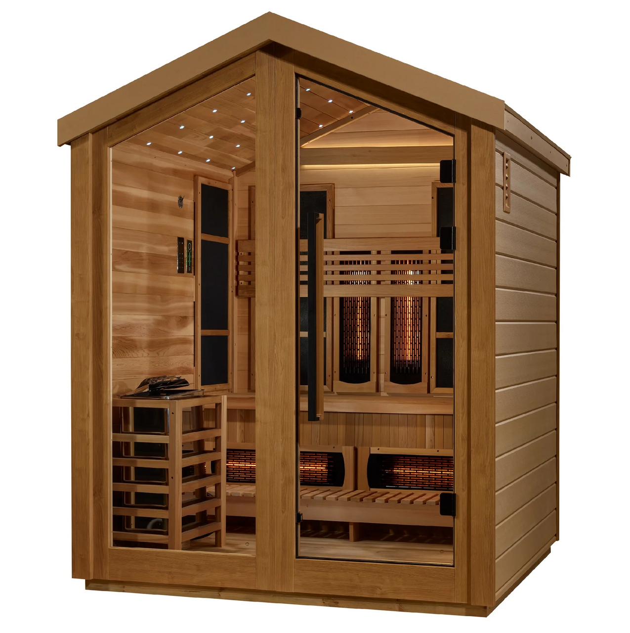 Golden Designs Loviisa PureTech Hybrid Full Spectrum Outdoor Sauna