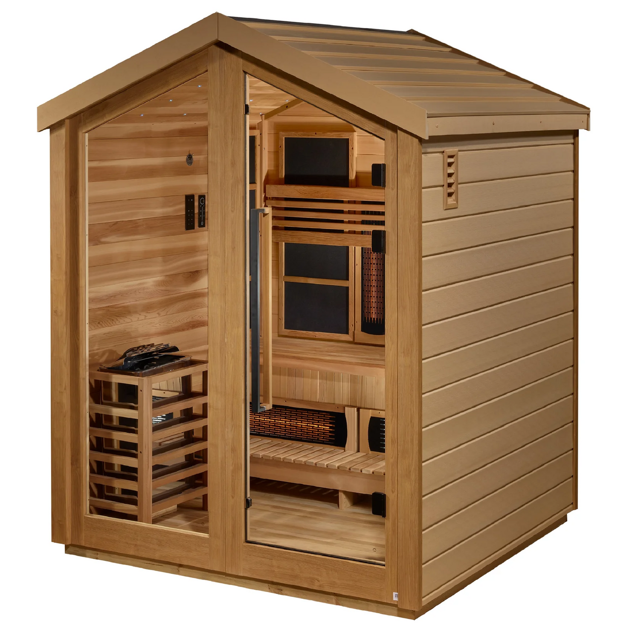 Golden Designs Loviisa PureTech Hybrid Full Spectrum Outdoor Sauna