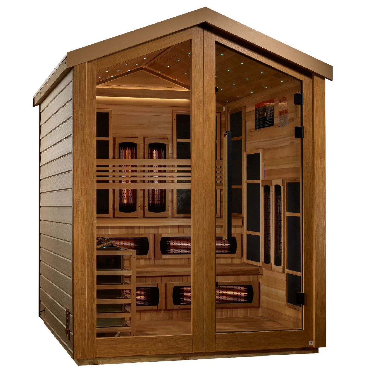 Golden Designs Kaskinen PureTech Hybrid Full Spectrum Outdoor Sauna