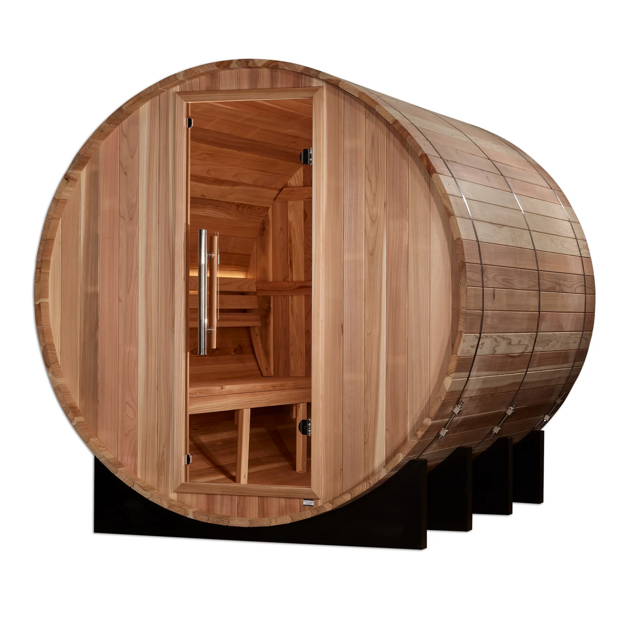 Golden Designs Klosters Traditional Barrel Outdoor Steam Sauna