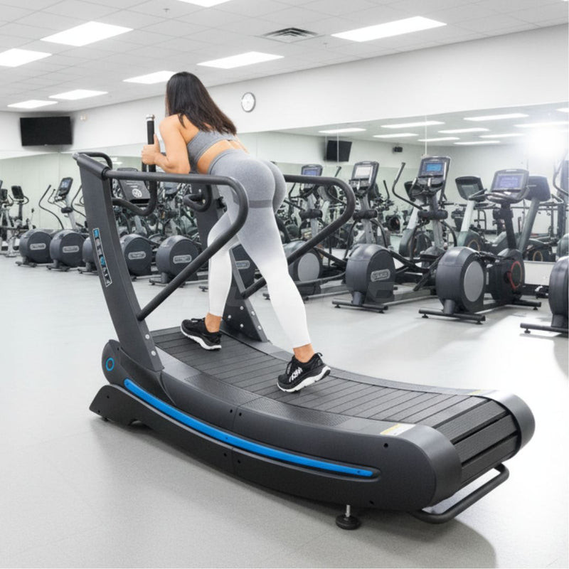 Muscle D Commercial Self Powered Curve Treadmill