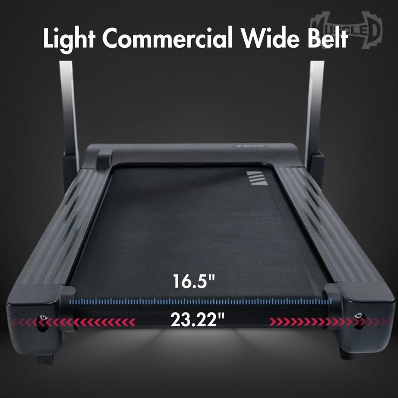 Muscle D Light Commercial Folding Treadmill