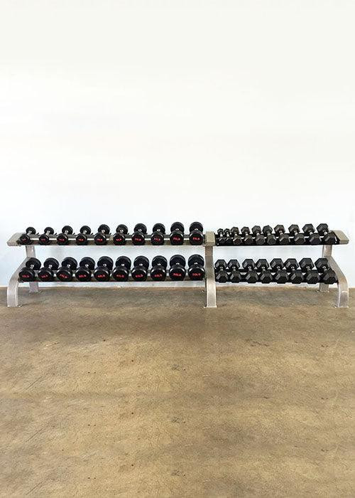 Muscle D Three Tier 15 Pairs Dumbbell Rack