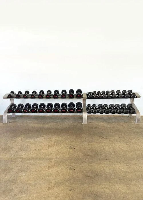 Muscle D Three Tier 15 Pairs Dumbbell Rack