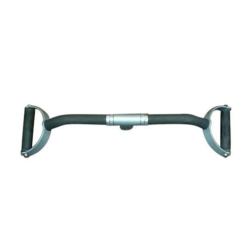 Muscle D Fitness 24" Rotating Lat Bar with D Handles and Heavy-Duty Molded Grip