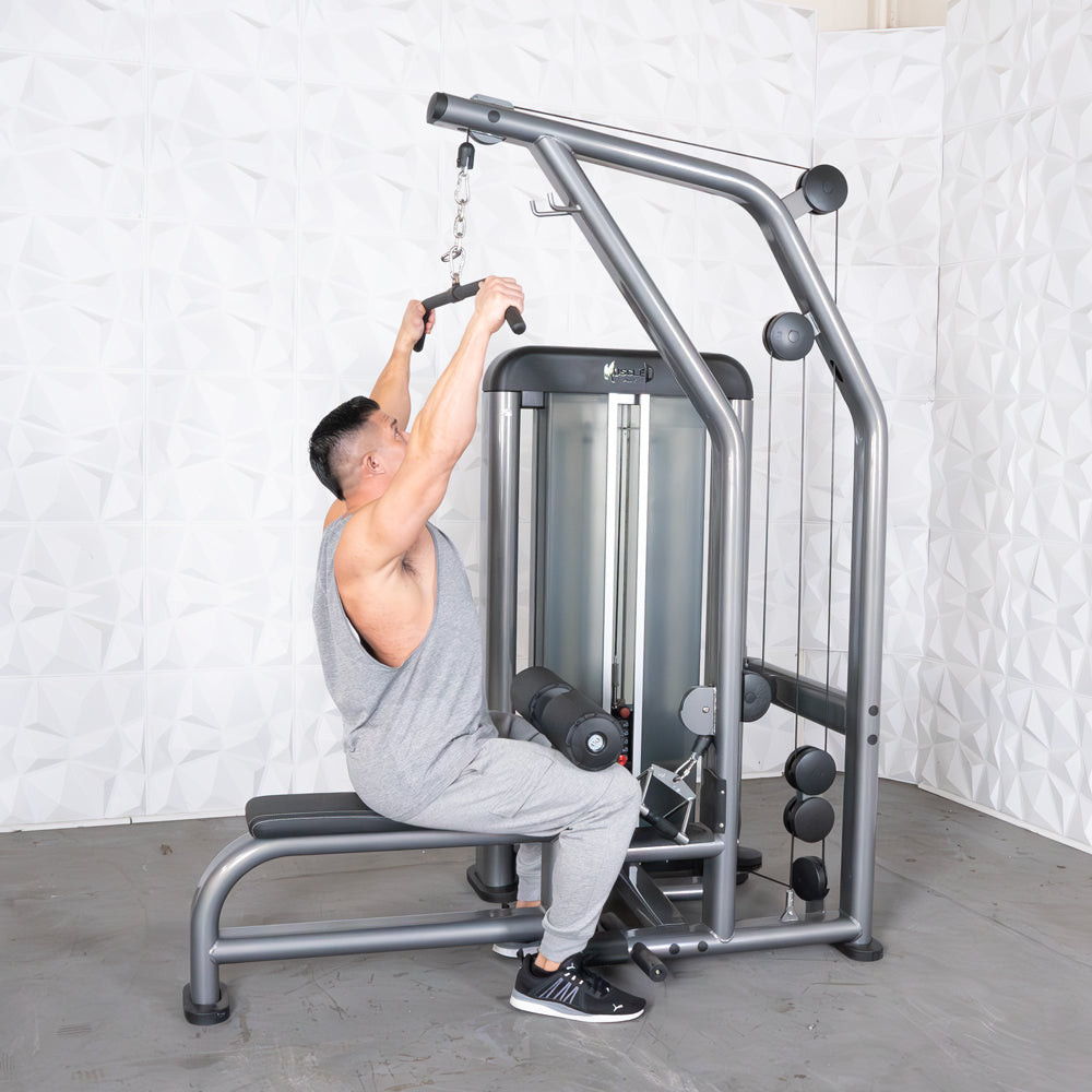 Muscle D Elite Plus Lat Pulldown / Low Row Combo Machine