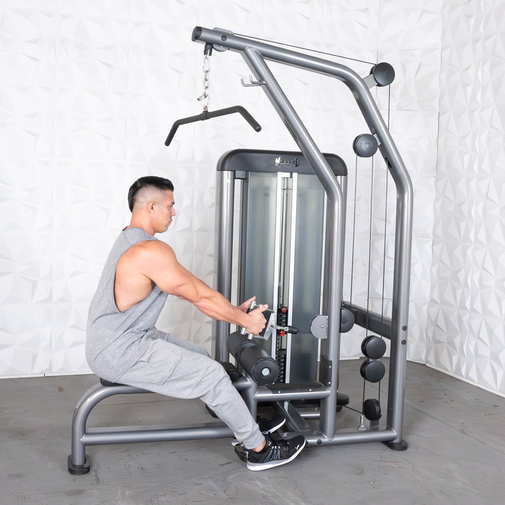 Muscle D Elite Plus Lat Pulldown / Low Row Combo Machine