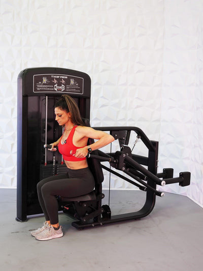 Elite Selectorized Triceps Press Machine