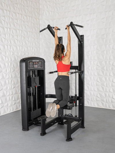 Elite Selectorized Assisted Chin & Dip Machine