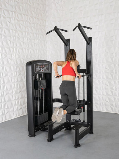 Elite Selectorized Assisted Chin & Dip Machine