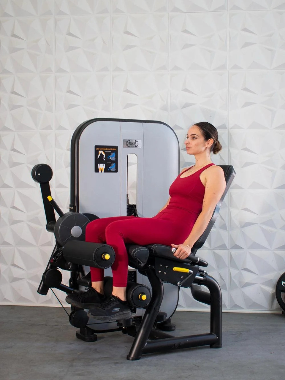 Muscle D Fitness - Vogue Series Seated Leg Curl Machine
