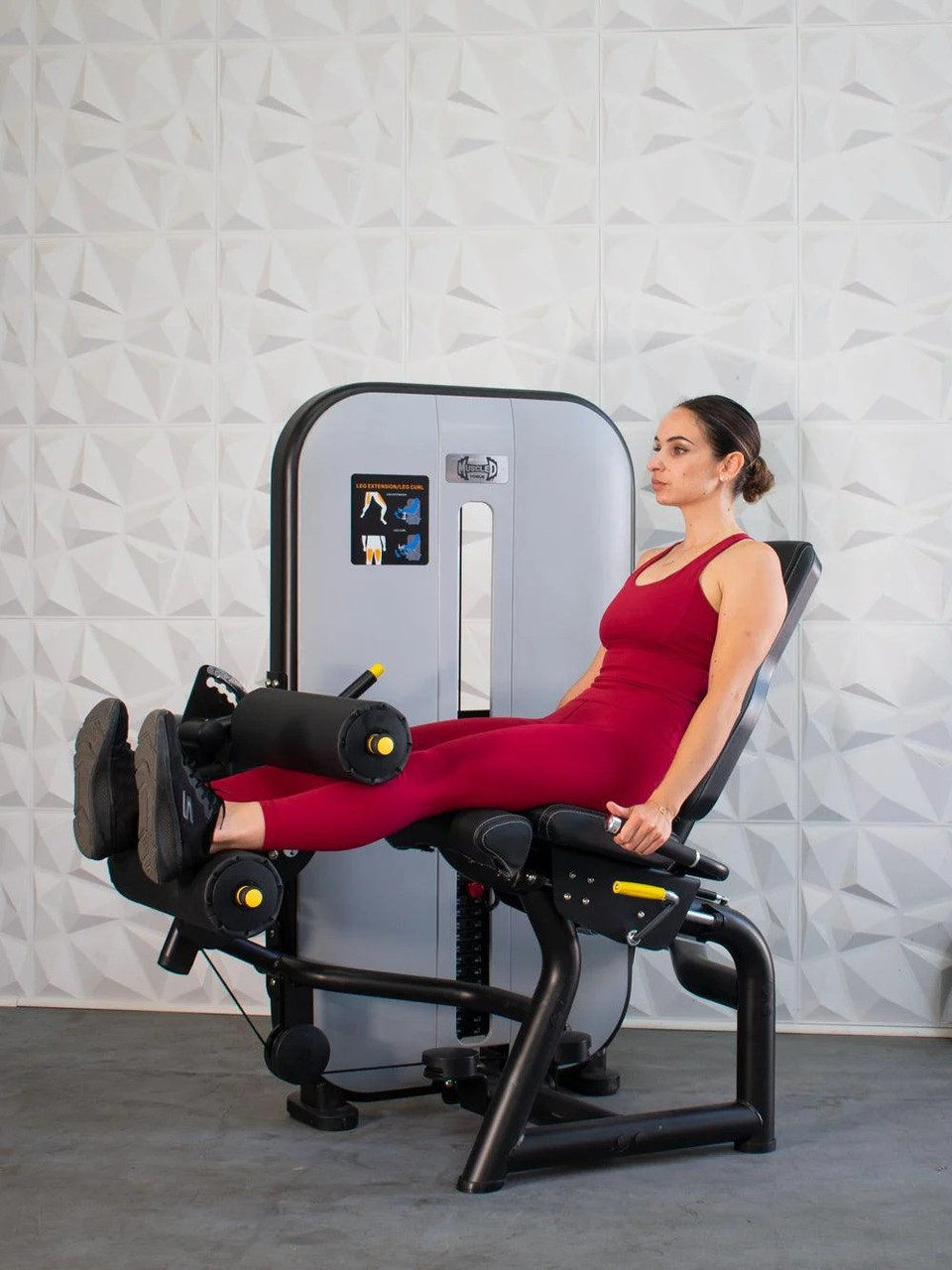 Muscle D Fitness - Vogue Series Seated Leg Curl Machine