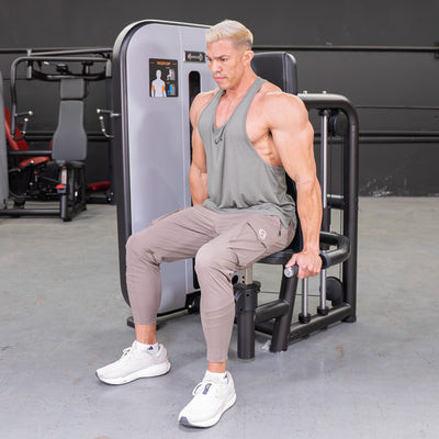 Vogue Seated Dip / Triceps Press Down by Muscle D Fitness