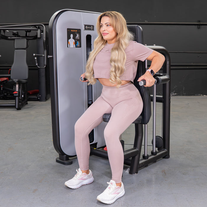 Muscle D Fitness - Vogue Series Seated Dip / Triceps Press Down Machine