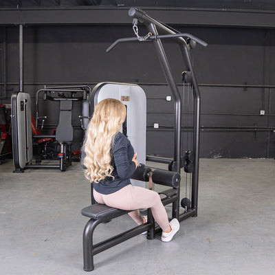 Muscle D Fitness - Vogue Series Selectorized Lat Pulldown / Low Row Combo Machine