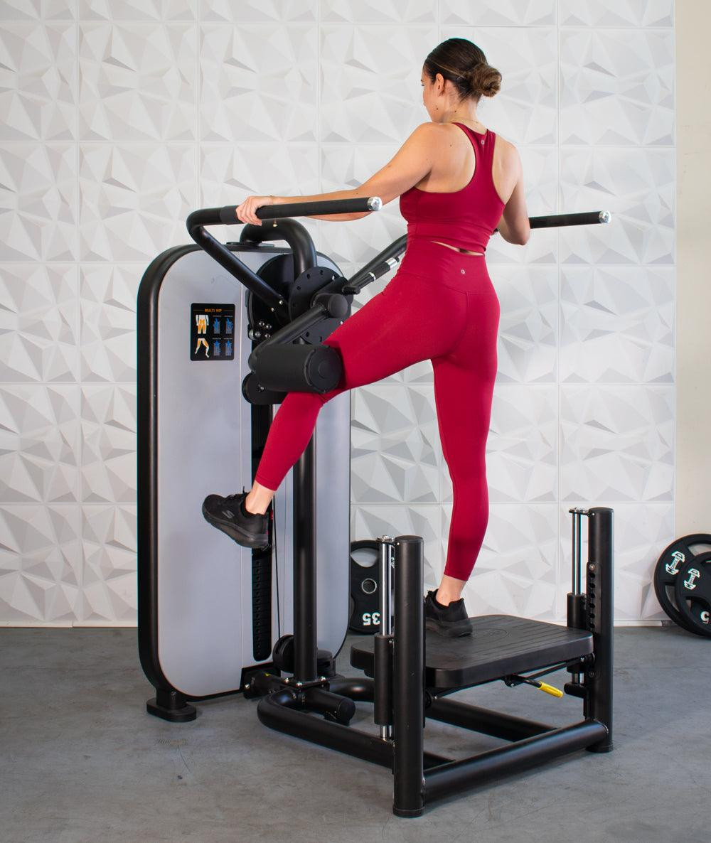 Vogue Selectorized Leg Extension / Seated Leg Curl Combo by Muscle D Fitness